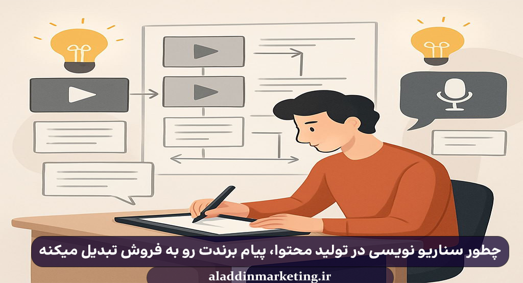 چطور سناریو نویسی در تولید محتوا، پیام برندت رو به فروش تبدیل میکنه